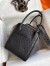 Hermes Lindy 30 Handmade Bag In Black Ostrich Leather