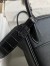 Hermes Touch Lindy 30 Handmade Bag In Black Swift Calfskin 