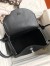 Hermes Touch Lindy 30 Handmade Bag In Black Swift Calfskin 