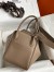 Hermes Lindy 30 Handmade Bag In Taupe Swift Calfskin