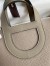 Hermes In The Loop 18 Handmade Bag in Gris Asphalt Clemence Leather