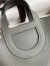 Hermes In The Loop 18 Handmade Bag in Gris Meyer Clemence Leather