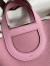 Hermes In The Loop 18 Handmade Bag in Mauve Sylvestre Clemence Leather