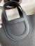 Hermes In The Loop 18 Handmade Bag in Black Clemence Leather