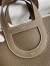 Hermes In The Loop 18 Handmade Bag in Taupe Clemence Leatherther