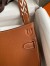 Hermes Jypsiere Mini Handmade Bag In Gold Evercolor Calfskin