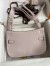 Hermes Jypsiere Mini Handmade Bag In Mauve Pale Evercolor Calfskin