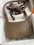 Hermes Jypsiere Mini Handmade Bag In Taupe Swift Calfskin 