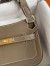 Hermes Jypsiere Mini Handmade Bag In Taupe Swift Calfskin 