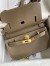Hermes Jypsiere Mini Handmade Bag In Taupe Swift Calfskin 
