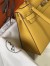 Hermes Kelly 32cm Sellier Bag In Yellow Epsom Leather