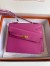 Hermes Kelly En Desordre 20 Handmade Bag in Magnolia Epsom Calfskin