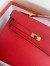 Hermes Kelly En Desordre 20 Handmade Bag in Red Epsom Calfskin