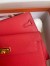 Hermes Kelly En Desordre 20 Handmade Bag in Red Epsom Calfskin