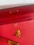 Hermes Kelly En Desordre 20 Handmade Bag in Red Epsom Calfskin