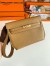 Hermes Kelly Depeches 25 Pouch in Sesame Epsom Calfskin