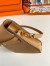 Hermes Kelly Depeches 25 Pouch in Sesame Epsom Calfskin