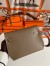 Hermes Kelly Depeches 25 Pouch in Taupe Epsom Calfskin 