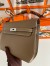 Hermes Kelly Depeches 25 Pouch in Taupe Epsom Calfskin 