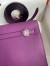 Hermes Kelly Danse II Handmade Bag In Anemone Evercolor Calfskin