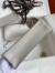 Hermes Kelly Danse II Handmade Bag In Pearl Grey Evercolor Calfskin