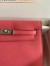 Hermes Kelly Danse II Handmade Bag In Rose Lipstick Evercolor Calfskin