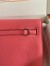 Hermes Kelly Danse II Handmade Bag In Rose Lipstick Evercolor Calfskin