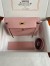 Hermes Kelly Danse II Handmade Bag In Rose Sakura Evercolor Calfskin