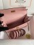 Hermes Kelly Danse II Handmade Bag In Rose Sakura Evercolor Calfskin