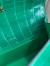 Hermes Kelly Pochette Handmade Bag In Vert Emerald Shiny Alligator Leather