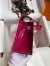 Hermes Kelly Pochette Handmade Bag In Rose Scheherazade Shiny Alligator Leather