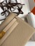 Hermes Kelly Pochette Handmade Bag In Trench Epsom Calfskin