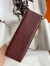 Hermes Kelly Pochette Handmade Bag In Bordeaux Ostrich Leather