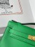 Hermes Kelly Pochette Handmade Bag In Bamboo Swift Calfskin