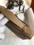 Hermes Kelly Pochette Handmade Bag In Biscuit Swift Calfskin