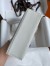 Hermes Kelly Pochette Handmade Bag In Pearl Grey Swift Calfskin 
