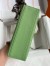 Hermes Kelly Pochette Handmade Bag in Vert Criquet Swift Calfskin