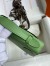 Hermes Kelly Pochette Handmade Bag in Vert Criquet Swift Calfskin