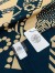 Hermes Blue Fantaisie d'Etriers Shawl 140 