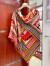 Hermes Noisette Fantaisie d'Etriers Shawl 140 