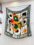 Hermes Green Cavalier en Formes Shawl 140