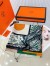 Hermes Green Cavalier en Formes Shawl 140