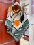 Hermes Green Cavalier en Formes Shawl 140