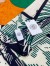 Hermes Green Cavalier en Formes Shawl 140
