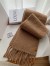 Loewe Scarf in Camel Mohair and Wool
