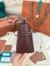 Loro Piana Extra Bag L27 in Burgundy Smooth Calfskin