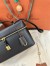 Loro Piana Extra Bag L27 in Black Smooth Calfskin
