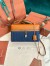 Loro Piana Extra Bag L27 in Denim and Calfskin
