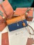 Loro Piana Extra Bag L27 in Denim and Calfskin