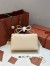 Loro Piana Extra Bag L27 in Cream Grained Calfskin